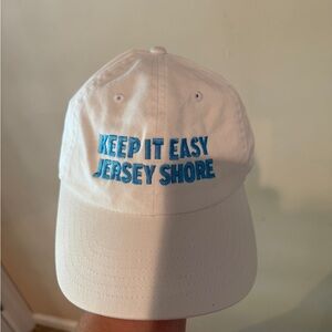 Bud light White Cap with Blue Embroidery